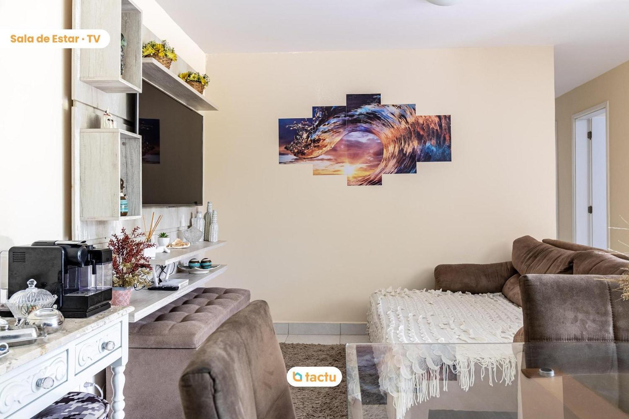 Térreo gigante de 100 m2, perfeito para grupos grandes no melhor bloco do VG Sun Cumbuco por Tactu Exterior foto